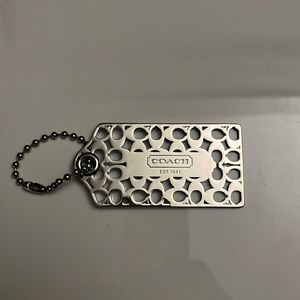 Coach RARE!! Signature C Hangtag/Fob